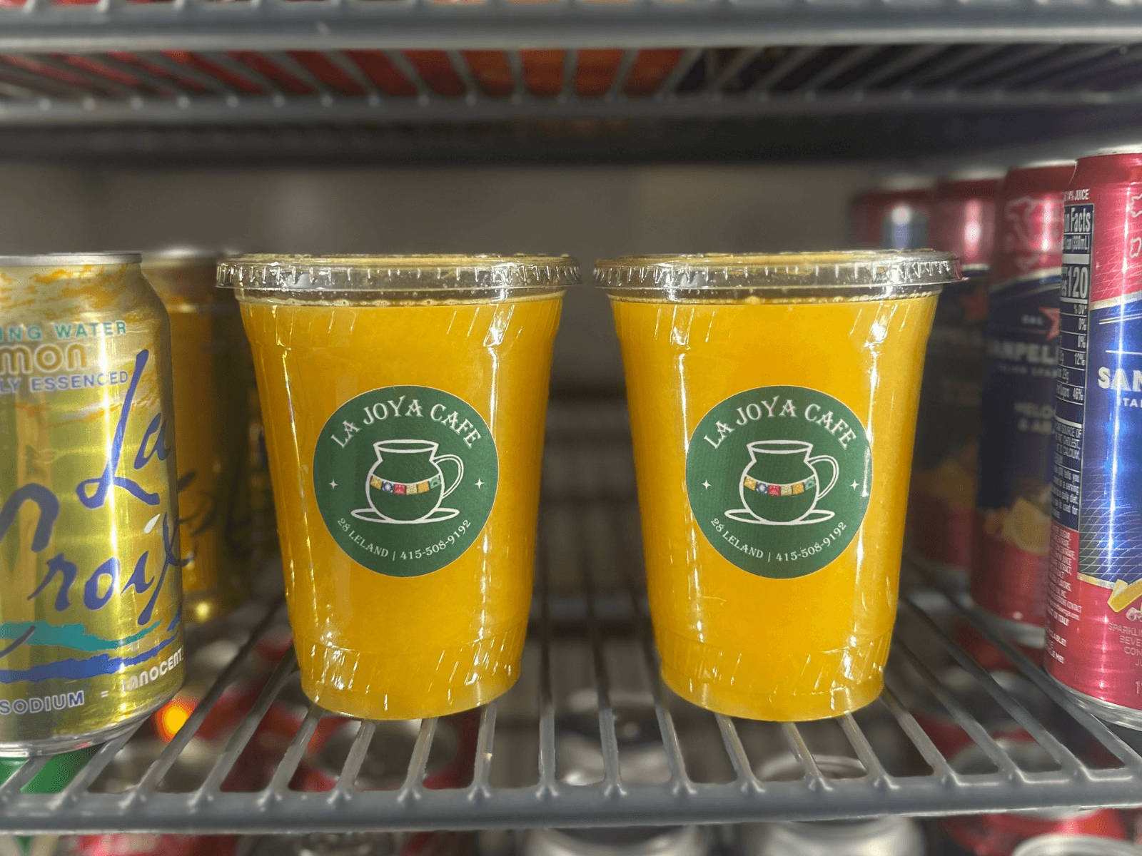 Fresh squeezed orange juice
