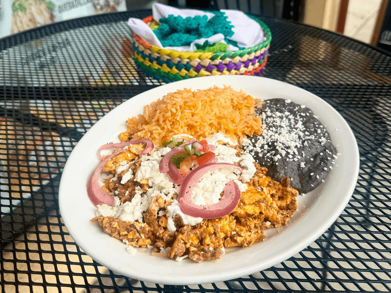 Chorizo con huevos
